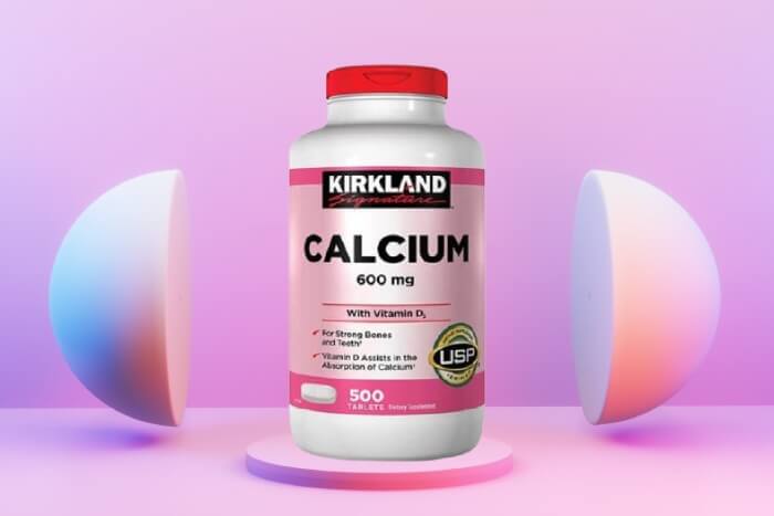 Viên uống hỗ trợ bổ sung Calcium 600mg + D3 của Kirkland