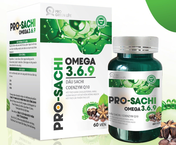 Thực phẩm chức năng tốt cho mắt Pro-Sachi Omega 3.6.9